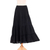 Cotton skirt, 'Simple Vow in Black' - Black Cotton Gauze Skirt from Thailand (image 2a) thumbail