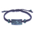 Jade and serpentine macrame pendant bracelet, 'Deep Summer' - Jade and Serpentine Macrame Pendant Bracelet thumbail