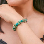 Multi-gemstone beaded bracelet, 'Sea Foam Charm' - Smoky Quartz and Cultured Pearl Beaded Bracelet