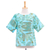 Umweltfreundliche Baumwollbluse - Bluse aus Baumwolle mit Thai-Ouke-Print