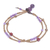 Jasper and amethyst beaded bracelet, 'Natural You in Purple' - Handcrafted Jasper and Amethyst Beaded Bracelet thumbail