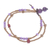 Jasper and amethyst beaded bracelet, 'Natural You in Purple' - Handcrafted Jasper and Amethyst Beaded Bracelet (image 2c) thumbail