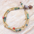 Agate and jasper beaded bracelet, 'Natural You in Moss' - Hand Made Jasper and Agate Beaded Bracelet (image 2) thumbail