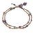 Armband aus Achat- und Jaspisperlen - Handgefertigtes Jaspis- und Achat-Perlenarmband