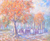 'Flame of the Forest' - Oil Landscape Painting on Stretched Canvas thumbail