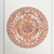 Umweltfreundliche Reliefplatte aus Teakholz - Lotusblüten-Reliefplatte aus recyceltem Teakholz