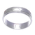 Men's sterling silver band ring, 'Daily Silver' - Men's Hand Made Sterling Silver Band Ring