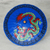 Hand-painted cotton and bamboo parasol, 'Lucky Dragon in Blue' - Hand-Painted Dragon-Motif Cotton Parasol