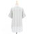 Cotton tunic, 'Mae Ping Breeze' - Green Striped Cotton Blouse