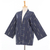 Chaqueta kimono de algodón - Chaqueta de algodón con parte delantera abierta
