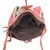 Leather-accented cotton blend sling bag, 'Joyful Journey in Red-Yellow' - Leather-Accented Patchwork Sling Bag from Thailand