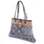 Cotton blend shoulder bag, 'Shopping Day in Black' - Cotton Blend Geometric-Motif Shoulder Bag (image 2b) thumbail