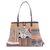 Cotton blend shoulder bag, 'Shopping Day in Yellow' - Cotton Blend and Leather Shoulder Bag