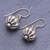 Silver dangle earrings, 'Royal Ball' - Hand Crafted Karen Silver Dangle Earrings (image 2b) thumbail