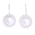 Aretes colgantes de perlas cultivadas - Aretes de plata esterlina y perlas cultivadas hechos a mano