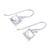 Prehnite dangle earrings, 'Pale Sea' - Prehnite and Sterling Silver Dangle Earrings (image 2c) thumbail