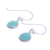 Amazonite dangle earrings, 'Clear View' - Amazonite and Sterling Silver Dangle Earrings (image 2c) thumbail