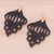 Gold-accented unakite macrame dangle earrings, 'Hidden Dreams' - Gold-Accented Unakite Macrame Dangle Earrings (image 2b) thumbail
