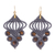 Gold-accented tiger's eye macrame dangle earrings, 'Hide Away' - Gold-Accented Tiger's Eye Macrame Dangle Earrings (image 2a) thumbail