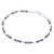 Onyx beaded bracelet, 'Petite Jewel in Black' - Thai Sterling Silver and Onyx Beaded Bracelet (image 2c) thumbail