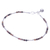 Rhodochrosite beaded bracelet, 'Softest Voice in Natural' - Sterling Silver and Rhodochrosite Beaded Bracelet (image 2c) thumbail
