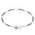 Rhodochrosite beaded bracelet, 'Softest Voice in Natural' - Sterling Silver and Rhodochrosite Beaded Bracelet (image 2e) thumbail