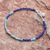 Lapis lazuli pendant bracelet, 'Silver Storm in Blue' - Lapis Lazuli and Sterling Silver Pendant Bracelet (image 2) thumbail