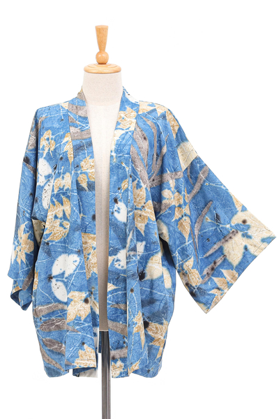 Eco-Friendly Ouke-Printed Kimono Jacket