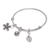 Silver charm bracelet, 'Garden Sounds' - Sterling Silver Garden-Motif Charm Bracelet (image 2d) thumbail