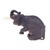 Teak wood sculpture, 'Joy in Me' - Hand Carved Teak Wood Elephant Sculpture (image 2d) thumbail