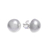 Sterling silver stud earrings, 'Simple Cool in Large' - Hand Made Sterling Silver Stud Earrings