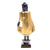 Gold-accented wood sculpture, 'Standing Teacher' - Hand Carved Gold and Wood Buddha Sculpture (image 2f) thumbail