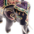 Gold-accented wood sculpture, 'Elephant Show' - Gold-Accented Hand Carved Elephant Sculpture