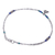 Lapis lazuli charm bracelet, 'Daisy Days in Blue' - Lapis Lazuli Floral Charm Bracelet (image 2e) thumbail