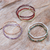 Gemstone stretch bracelets, 'Lucky Week' (set of 7) - Thai Gemstone Beaded Stretch Bracelets (Set of 7) (image 2b) thumbail
