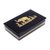 Gold-accented lacquerware wood box, 'Elephant Games' - Gold-Accented Elephant-Motif Lacquerware Box