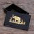 Gold-accented lacquerware wood box, 'Elephant Games' - Gold-Accented Elephant-Motif Lacquerware Box