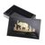 Gold-accented lacquerware wood box, 'Elephant Games' - Gold-Accented Elephant-Motif Lacquerware Box