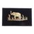 Gold-accented lacquerware wood box, 'Elephant Games' - Gold-Accented Elephant-Motif Lacquerware Box