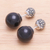 Onyx and marcasite button earrings, 'Double Duty' - Onyx and Marcasite Button Earrings (image 2) thumbail