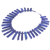 Lapis lazuli beaded necklace, 'Tribal Design' - Hand Crafted Lapis Lazuli Beaded Necklace (image 2d) thumbail