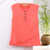 Sleeveless cotton blouse, 'Fresh Air in Coral' - Cotton Sleeveless Blouse from Thailand