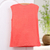 Sleeveless cotton blouse, 'Fresh Air in Coral' - Cotton Sleeveless Blouse from Thailand (image 2c) thumbail