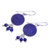 Lapis lazuli dangle earrings, 'Fairy Love' - Lapis Lazuli and Sterling Silver Dangle Earrings (image 2c) thumbail