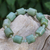 Jade beaded stretch bracelet, 'Heavenly Essence' - Artisan Crafted Jade Beaded Stretch Bracelet (image 2) thumbail