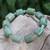 Jade beaded stretch bracelet, 'Heavenly Essence' - Artisan Crafted Jade Beaded Stretch Bracelet (image 2b) thumbail