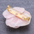 Natural flower brooch pin, 'Pale Pink Hydrangea' - Thai Resin Coated Natural Pink Hydrangea Bloom Brooch Pin (image 2c) thumbail