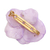 Natural flower brooch pin, 'Violet Hydrangea' - Thai Preserved Violet Hydrangea Brooch Pin (image 2d) thumbail