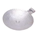 Silver pendant, 'Tribal Charm' - Oxidized 950 Silver Circular Pendant with Thai Tribal Motifs