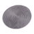 colgante de plata - Colgante de disco espiral giratorio de plata 950 oxidada tailandesa